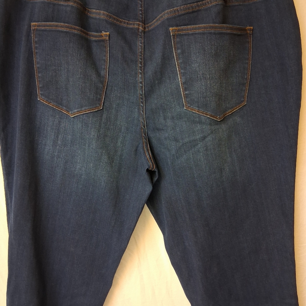 MERITAGE Dark Blue Skinny Women's Jeans SIZE 24.w - Picture 6 of 16